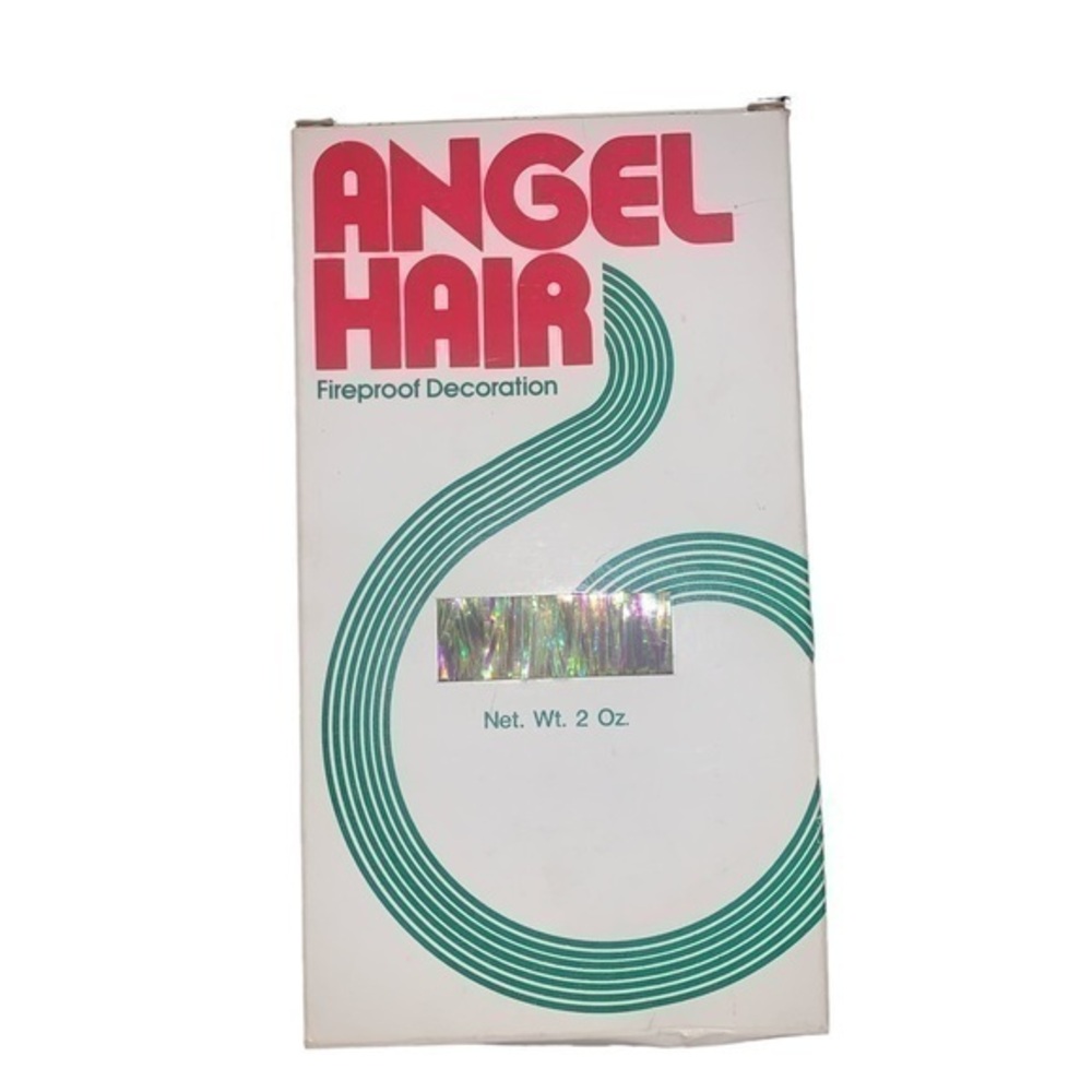 NOS Vintage Angel Hair Christmas tinsel